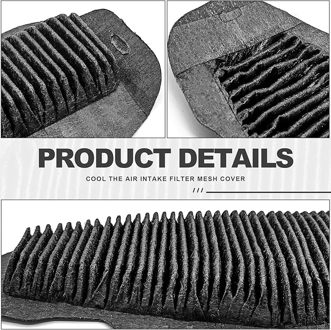 2Pcs HV Battery Cooling Air Intake Filter Screen #G92DH-42010 Engine Cabin Air Filter Compatible with 2019-2024 Toyota RAV4 Hybrid Venza Prime