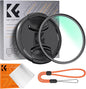 K&F CONCEPT 67mm MC UV Lens Protection Filter with Lens Cap Cleaning Cloth Optical Glass Ultra Slim 18 Multi-Layer Coatings Camera Lens UV Filter (K-Series)