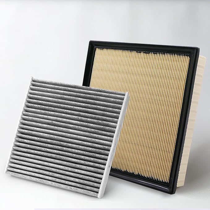 Cabin & Engine Air Filter Kit Fits 2024-2025 Tacoma L4 2.4L, Replacement for CF12964 CA10755, 87139-0C010, 17801-31130, 17801-0P051, 17801-0P050