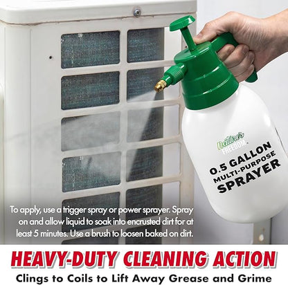 Natural's Freedom HVAC Outdoor Coil Cleaner Gallon with Pump Sprayer