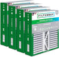 Filterbuy 16x22x5 Air Filter MERV 8 Essential Dust & Allergy Defense (4-Pack), Pleated HVAC AC Furnace Filters for Amana, Coleman, Goodman, York, and More (Actual Size: 15.38 x 21.88 x 5.25)