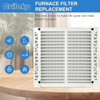2 Pack 210 Replacement Filter Compatible with AprilAire Whole House Air Purifiers Model 1210, 1620, 2210, 2216, 3210, 4200,Size:20x25x4(20.2" x 25.4" x 3.77") MERV 11 Pleated HVAC AC Furnace Filter