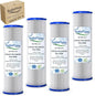 10in Ice Bath Chiller Filters 20 Micron 10" x 2.5" Water Filter Replacement Cartridge – Fits Ice Pod Cold Plunge Water Chiller, Cold Plunge Filters, Water Filter for Cold Plunge (4)