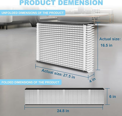 3 Packs 413 Replacement Filter for AprilAire Whole House Air Purifiers Models 1410, 1610, 2410, 2416, MERV 13 Furnace Air Purifier, 16x25x4 Air Filter (Actual size:16.5x27.5x4 in)