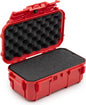 Evergreen 57 Waterproof Dry Box Protective Case with Pick & Pluck Foam - Travel Safe/Mil Spec/USA Made - for Cameras, Phones, Hiking, Boating, Water Sports, Action Cams (Red)