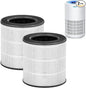 Tailulu 2 Packs D09 Air Purifier Replacement Filter, 3-in-1 True H13 True HEPA Air Cleaner Purifier for Home Large Room Up to 1680 Sq Ft