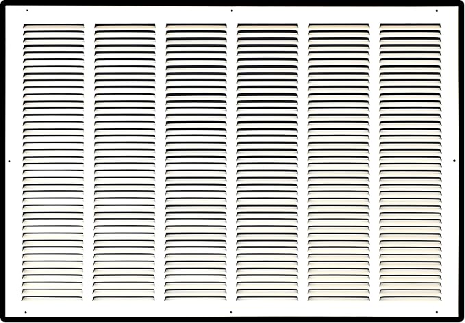 Fits 30x20 Duct Opening | Steel Return Air Grille by Handua | Vent Cover Grill for Sidewall and Ceiling | White | HVAC Cold Air Intake Grille | Outer Dimensions: 31.75"W X 21.75"
