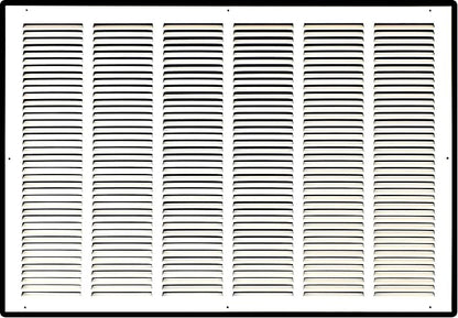 Fits 30x20 Duct Opening | Steel Return Air Grille by Handua | Vent Cover Grill for Sidewall and Ceiling | White | HVAC Cold Air Intake Grille | Outer Dimensions: 31.75"W X 21.75"