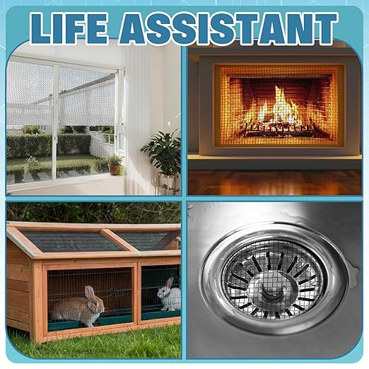 SATINIOR 2 Packs 11.8 x 39.3 Inch 304 Stainless Steel Woven Wire Mesh Fine Screen for Vent, Garden, Cage, Window Screen, Filter, Filtration Cloth, Vent Mesh (5 Mesh)