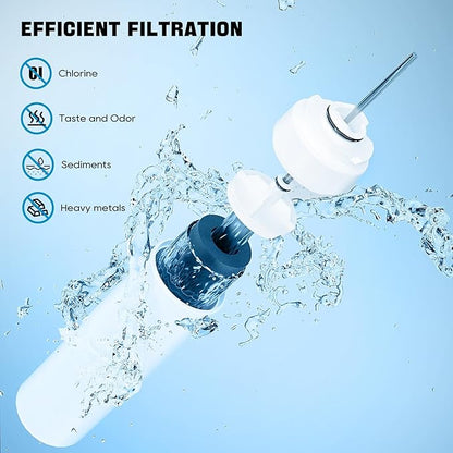 Water Filter 51300, Compatible with Bottle Stations Filter 51300 ERF750 EWF3000 (No Chip 4-Pack)