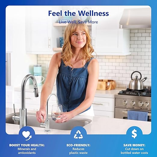 Express Water Reverse Osmosis Water Filter System, Chlorine Reduction, NSF Certified