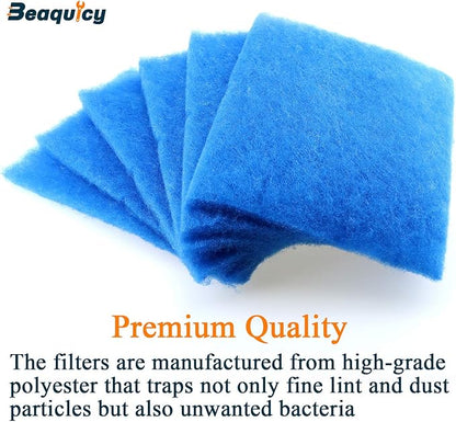 Polyester Dryer Filter Vent Replacement Part by Beaquicy - Compatible with Bettervent Indoor Dryer Vent - Pack of 12