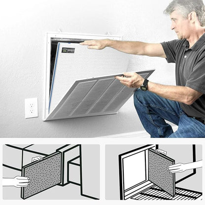 AirThreds 20x30x1 Air Filter for AC HVAC Furnace, Machine Washable & Dryer Friendly MREV 8 Plus Reusable Air Filters