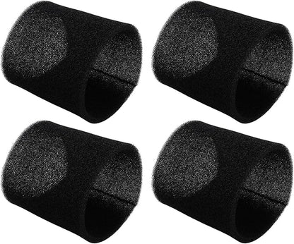 6Pcs 90107 Dry Filter, 6Pcs Retaining Bands, 4Pcs 90585 Shop Vac Foam Sleeve Filter Replacements for Most Shop Vac Wet/Dry Vacuum Cleaners 5 Gallon and Above