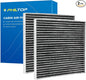 PHILTOP Cabin Air Filter w/Activated Carbon, Compatible with CF10374 Toyota Tacoma 2005-2023, Dodge Dart 2013-2016, Pontiac Vibe 2003-2008, Carbon Filter Up Dust Pollen Odor, Pack of 2