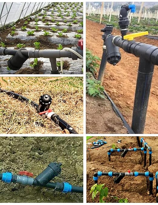 Drip Irrigation Filter 1 inch Disk Y Filter - Male Pipe Thread NPT 120 Mesh for Agriculture Lawn Garden Watering and Irrigation Hose Connectors