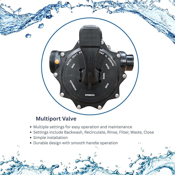 HALF OFF PONDS Simply Clear PRO Koi Pond Filter System: 2HP Blower, 160 watt UV Clarifier, 1.5 HP Variable Speed Pump, Filters Ponds Up to 11,000 Gallons, Complete Kit with Bio Media & Multiport Valve