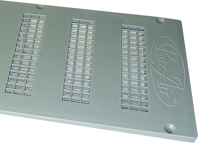RazAir™ Foundation Vent with Damper and Screen - 16"x 6.5" Weatherproof and Paintable ABS – Easy to Install Moisture Mold Reducing for Crawl Space, Outdoor, Garage, and Home Improvement