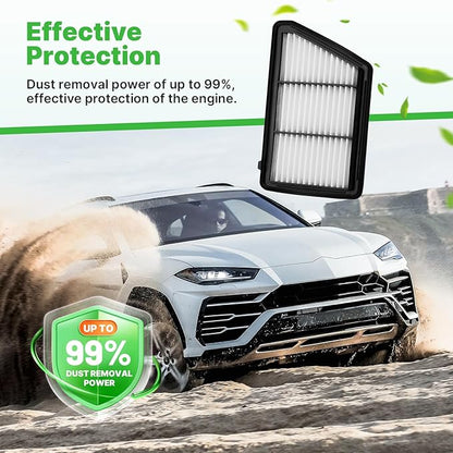 Engine+Cabin Air Filters Kit Fit for Honda CR-V CRV 2.4L 2017-2019 Engine Air Filter Replacement Automotive Accessories# CA12259 CF11182