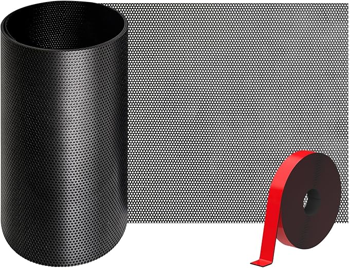 39x4 inch Customizable DIY Floor Vent Covers, Magnetic PVC Vent Mesh for Wall, Ceiling & Home Floor, PC Case Dust Mesh Filter