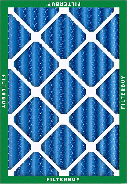 Filterbuy 18x20x4 Air Filter MERV 13 Optimal Smoke & Allergy Defense (4-Pack), Electrostatic Pleated HVAC AC Furnace Filters Replacement, Made in USA (Actual Size: 17.50 x 19.50 x 3.63)