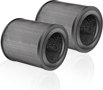 JF100 Filter for Air Purifier Compatible with Jafända JF100 Jafanda Air Purifier, Part Number JF100-RF, H13 3-IN-1 3-Stage Filtration High-efficiency Activated carbon Air Clean(2 Pack)