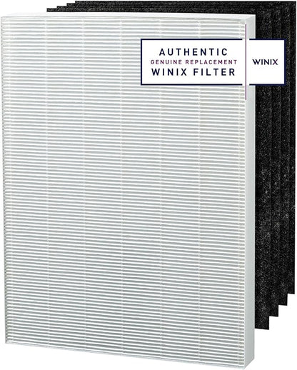 Genuine Winix 115115 Replacement Filter A for C535, 5300-2, P300, 5300, White/Black