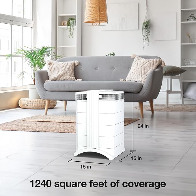 IQAir HealthPro Compact XE Air Purifier - 3-Pack - Compact HyperHEPA Filtration for Spaces up to 3720 sq ft - Allergens, Smoke, Dust, Mold, Pet Dander, Swiss Made, WiFi Enabled