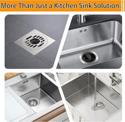 400 Pack Disposable Sink Strainer Bags – Ultra-Fine Elastic Mesh Food Catcher for Kitchen Drains, Anti-Clog Filter Nets for Leftovers, Hair & Debris, Universal Fit for Sink Strainers