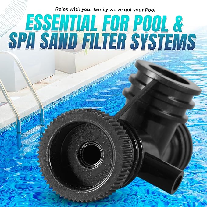 Replacement 154689 Pool Filter Air Bleeder Tee Assembly Compatible with Pentair Triton II TR140, TR50, TR60, TR100 | Air Filter Replace for S7S50, S8S70 | Pool Accessories for Sand Filters, 5 Pack