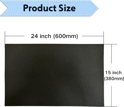Air Filter Foam Sheet Material 15" x 24" x 5/8" - 60PPI Replacement Filter Pads for Motorcycle ATV UTV Scooters Dirt Bike Classic Cars Small Engines