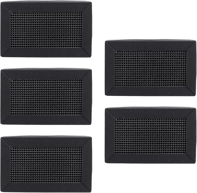 5Pcs Replacement Carbon Filters Activated Charcoal Block Parts Replaceable High Density Activated Carbon Filter for Lab P1P P1S X1 P1 Most Mini 3D Printer Purifiers
