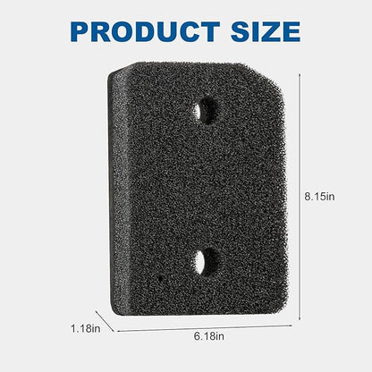 Plinth Filter Replacement for Miele T1 Dryer [9164761],Dryer Foam Filter 8.15x6.18x1.18″,Lint Foam Filter Replacement 2 Pack by Seteams