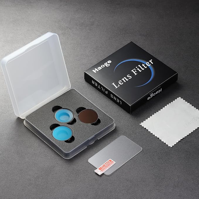 Haoge Filters Set for Insta360 GO Ultra,Includes CPL,ND8,UV,and Screen Protector,Multi-Coated Optical Glass,Filter kit Vlog Video Accessory