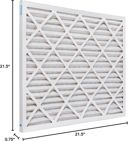 Aerostar 21 1/2x23 3/8x1 MERV 11 Pleated Air Filter, AC Furnace Air Filter, 6 Pack (Actual Size: 21 1/2" x 23 3/8" x 3/4")