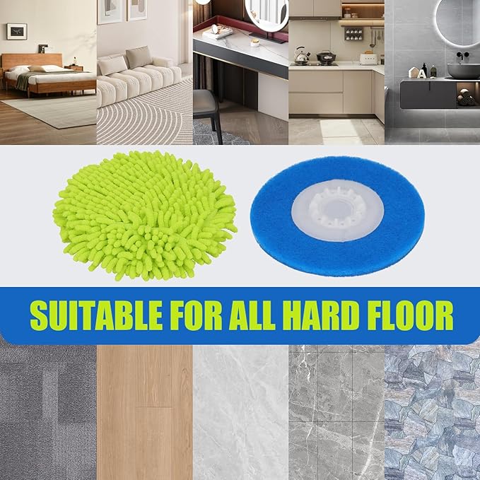 Magic Sponge Eraser Pads and Microfiber Chenilles Pads for Shark Steamer S7001 s7020 s7000amz s7000 s7001tgt s7201 s8201 S7005 s8001 Series Rotating Steam Scrubber,Scrub Sanitize at The Same