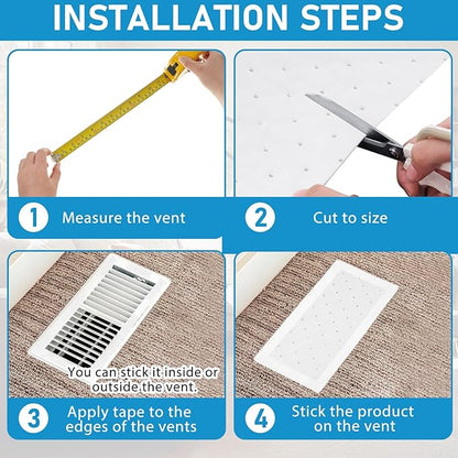 Merv 16 Filter Material, 5.24 Ft² Cut to Fit Air Vent Filters for Clean Living Basic Dust and Pet Dander Pollen Smoke for Home Ac HVAC, Efficiency Breathable DIY Design