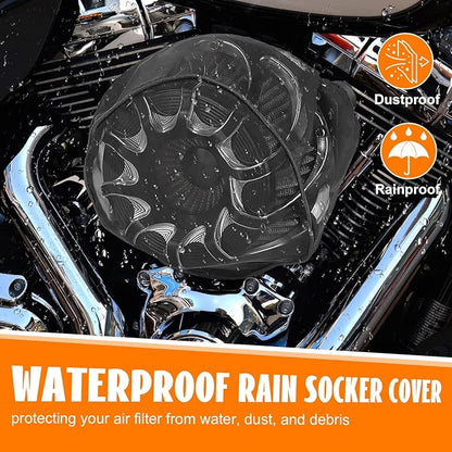 High Flow Air Cleaner Intake Filter Kit Air Filters Cover Drift Style for Harley Milwaukee-Eight M8 Softail 2018-2025 Touring 2017-Later Except 23-Later FLHXSE FLTRXSE 24-Later FLHX FLTRX