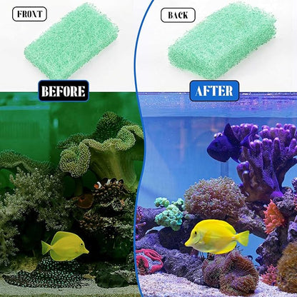 12 Pcs Phosphate Remover Inserts Compatible with Flex/spec/evo, Replacement Aquarium Filter Media for Freshwater and Saltwater Aquariums, Removing and Reducing Phosphate