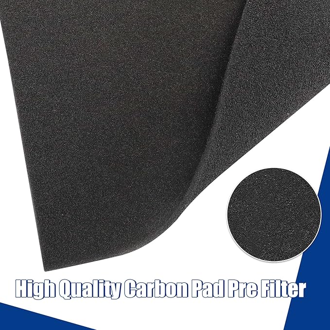 Cut to Fit Foam Pad Pre Filter, Air Purifiers Filter Replacement, Compatible with Most Air Conditioner, Trash Cans, Dehumidifier, 39 x 16 inch, 1 Pack