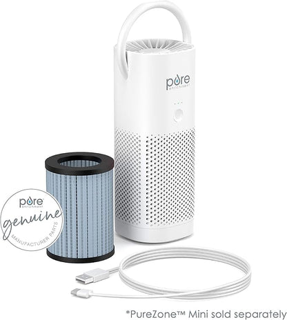 Pure Enrichment® Genuine 2-in-1 True HEPA Replacement Filter for the PureZone™ Mini Portable Air Purifier (PEPERSAP)
