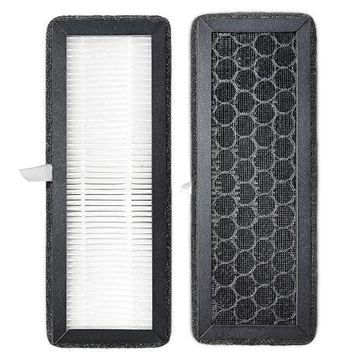 2 Pack HEPA 13 Activated Carbon Air Filter for Bambu Lab P2S 3D Printer - Replacement Filter for VOCs, PM2.5, Ultrafine Particles & Odors