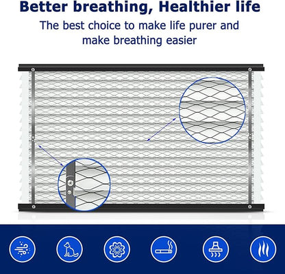 2-Pack 413 Filter Replacement Compatible with AprilAire Whole House Air Purifiers,Models 1410,1610,2410,2416,3410,4400,MERV 13 16x25x4 Pleated HVAC AC Furnace Filter