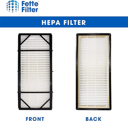 Fette Filter - Air Purifier Filter Compatible with Honeywell HEPAClean Air Purifier Replacement Filter C Pack of 4 HEPA + 4 Pre-Filters for Models HHT-080, HHT-081, HHT-085, HHT-090, HHT-145, HHT-149