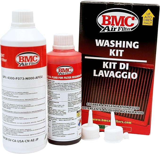 BMC (WA250-500) Automotive Air Filter Complete Wash Kit