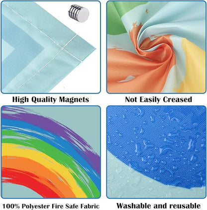 Fluorescent Light Covers - Classroom Covers for Ceiling Lights, 1 PCS 4 x 2 Feet Magnetic Light Filters, Classroom, Office Decor (You are Valued)