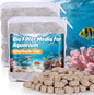 Sukh Biological Filter Media for Aquarium - 425g Original Ore Olive Shape Filter Media with 2 Mesh Bags,Promotes Rapid Cycling in Canister Filter, Sump & Pond