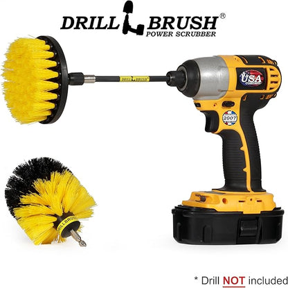 Bathroom Accessories - Shower Cleaner Tools - Toilet Brush- Grout Cleaner Brush - Carpet Cleaner Brush - Tile Cleaning Brush Kit - Bathtub Scrubbing Brush - Bathroom Mirror Cleaning Kit for Home Use