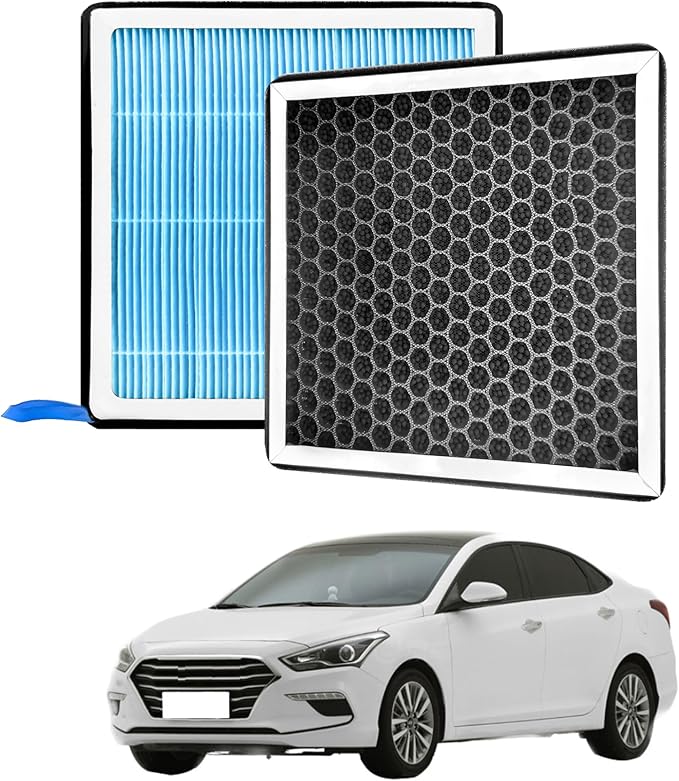 CF12160 Dedicated Cabin Air Filter With Activated Carbon For K I A Tucson Kona Veloster Venue Soul Seltos Sportage