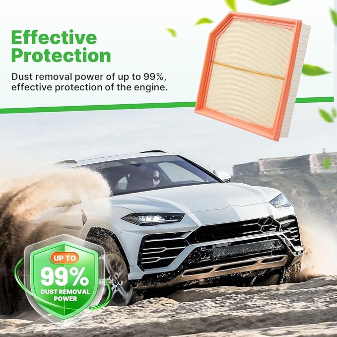 Engine+Cabin Air Filters Set Fit for 2019 2020 2021 2022 2023 2024 2025 2026 Volvo XC40 2.0L Engine Air Filter for My Car Replacement Automotive Accessories 31497285 31474521